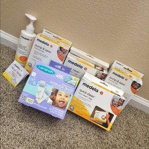 Breast milk storage bags & micro-steam clean bags